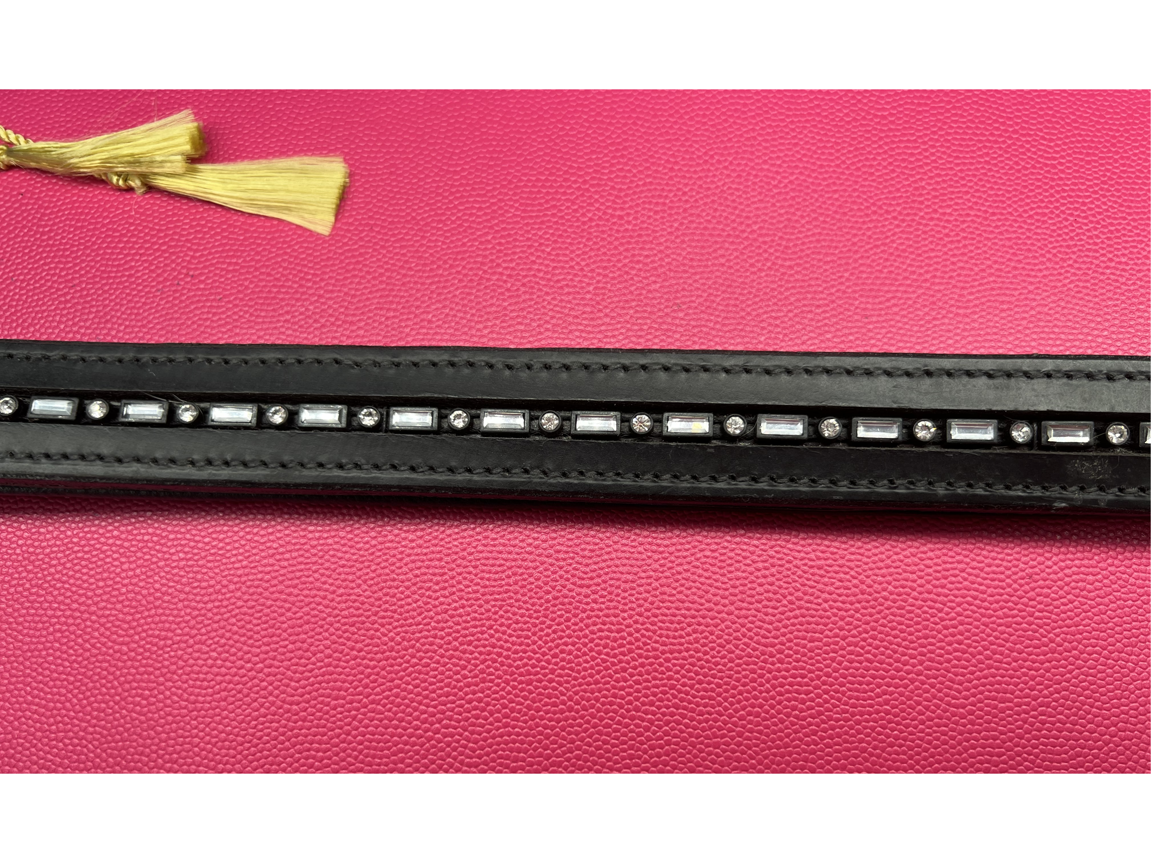 Custom Browband : Morse Code - All Sizes