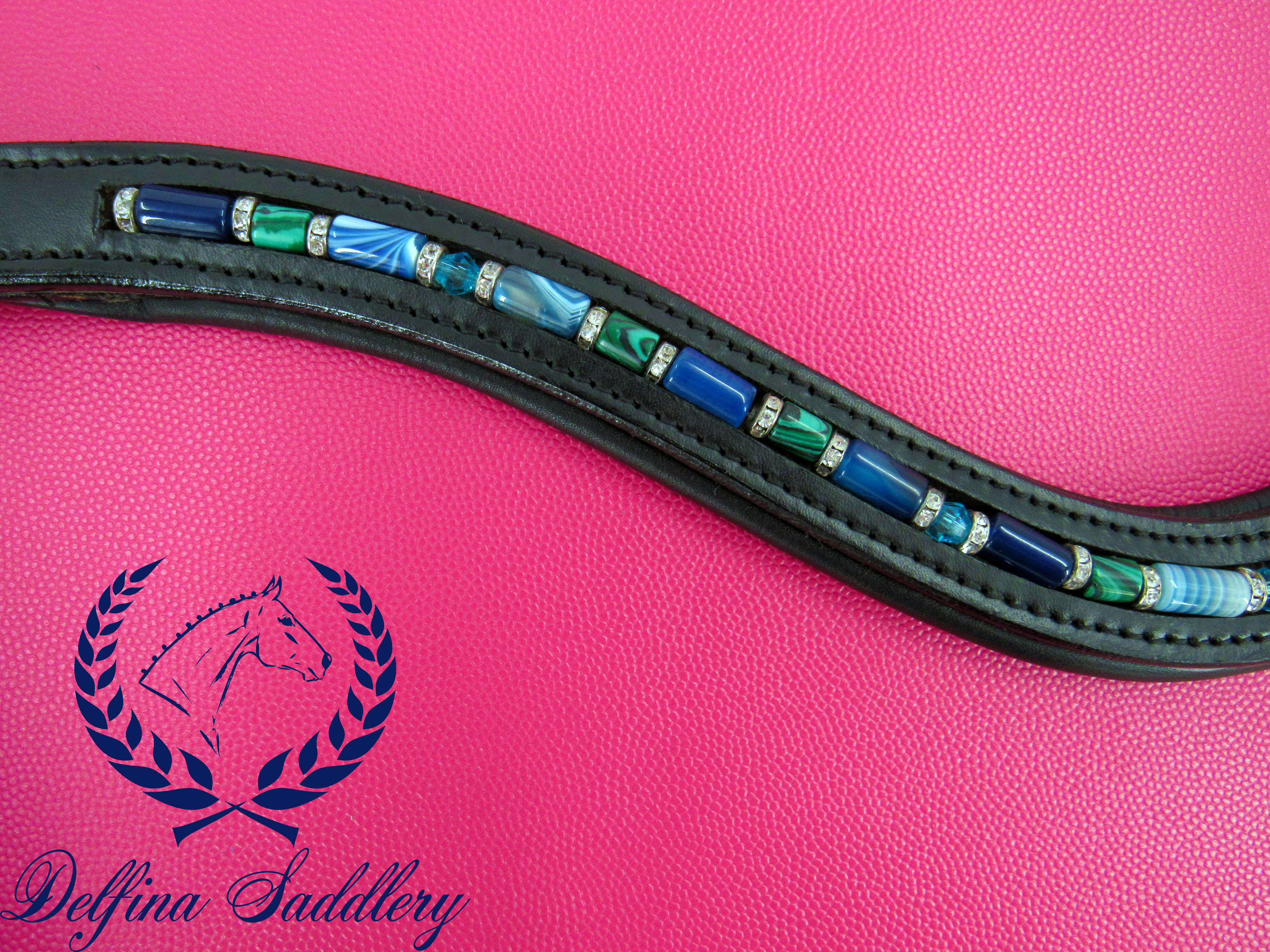 Custom Browband : Planet Earth - 16"