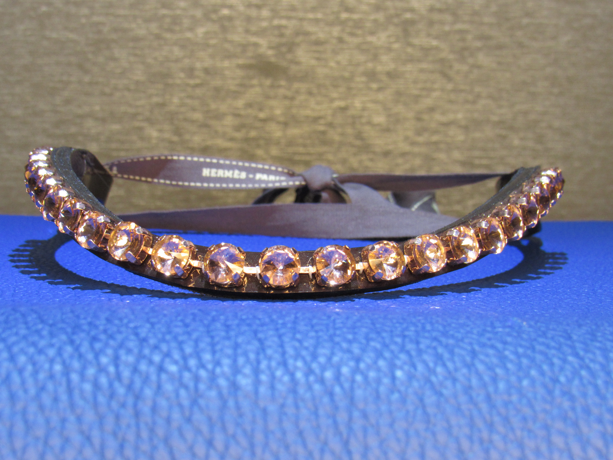 Custom Browband : Princess Peach - 16.5"