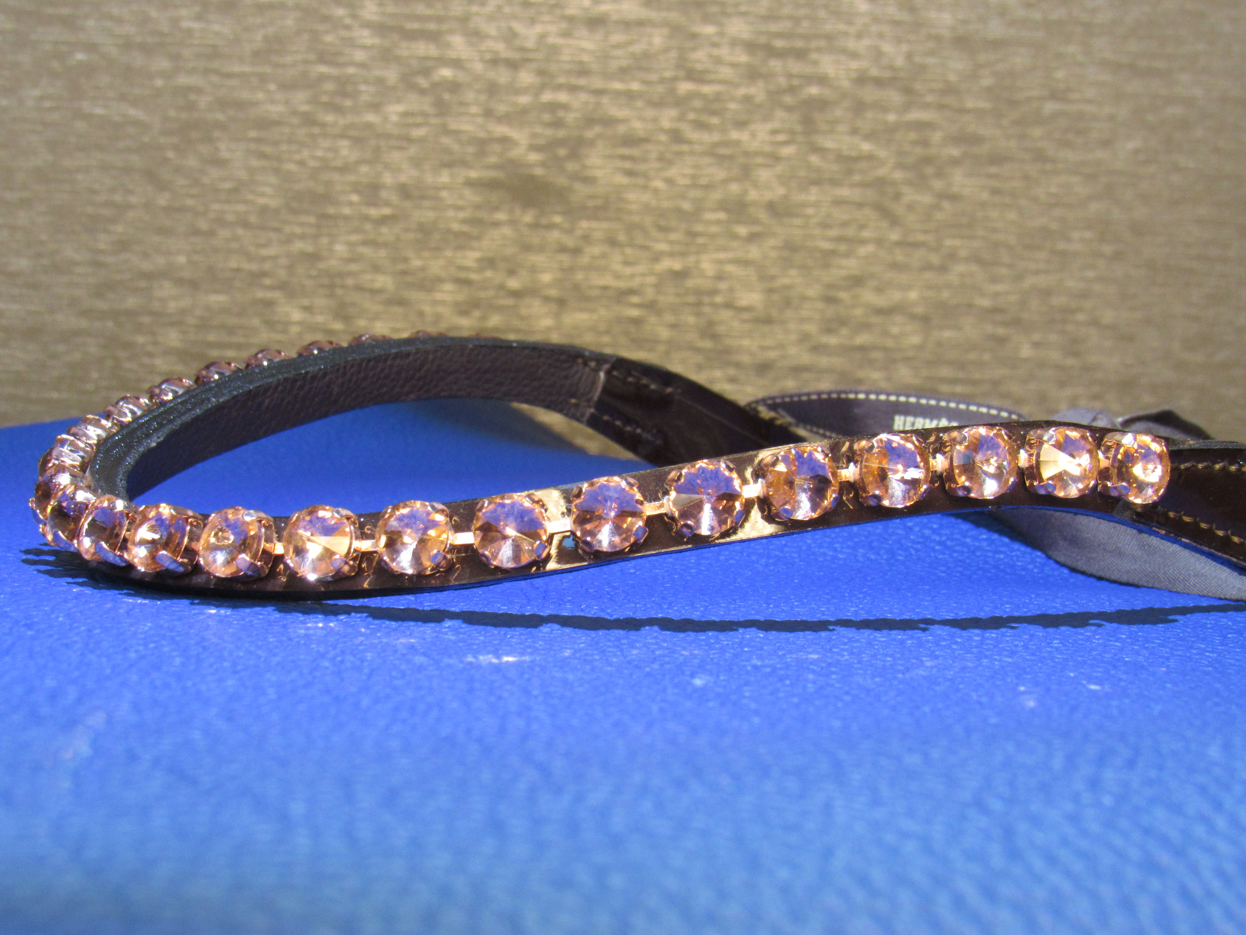 Custom Browband : Princess Peach - 16.5"