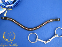 Custom Browband : Rose Gold - 15.5"