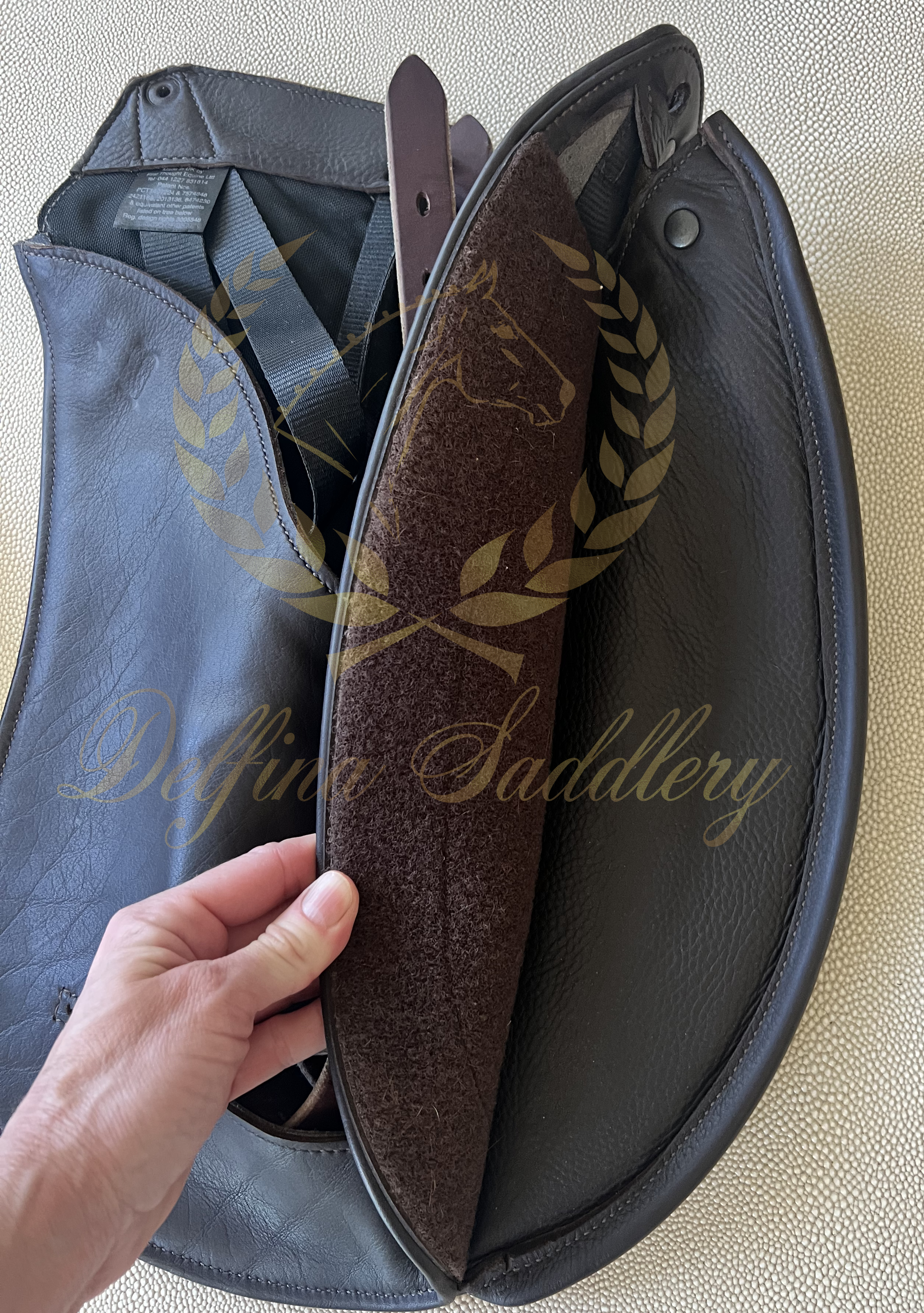 17" WOW Custom (Elite) Competitor Dressage Movable Block Saddle