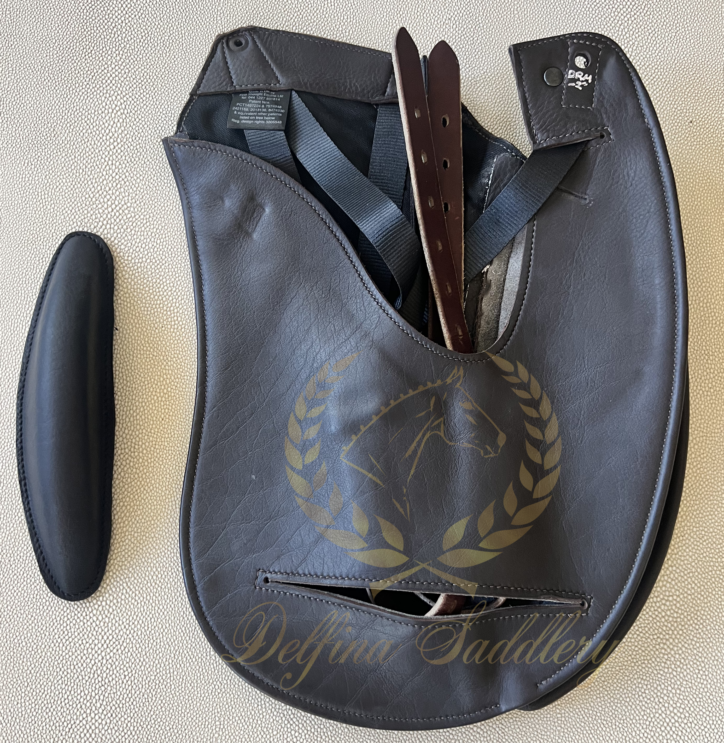 17" WOW Custom (Elite) Competitor Dressage Movable Block Saddle