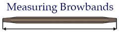 Empty Open Channel Crown Browbands