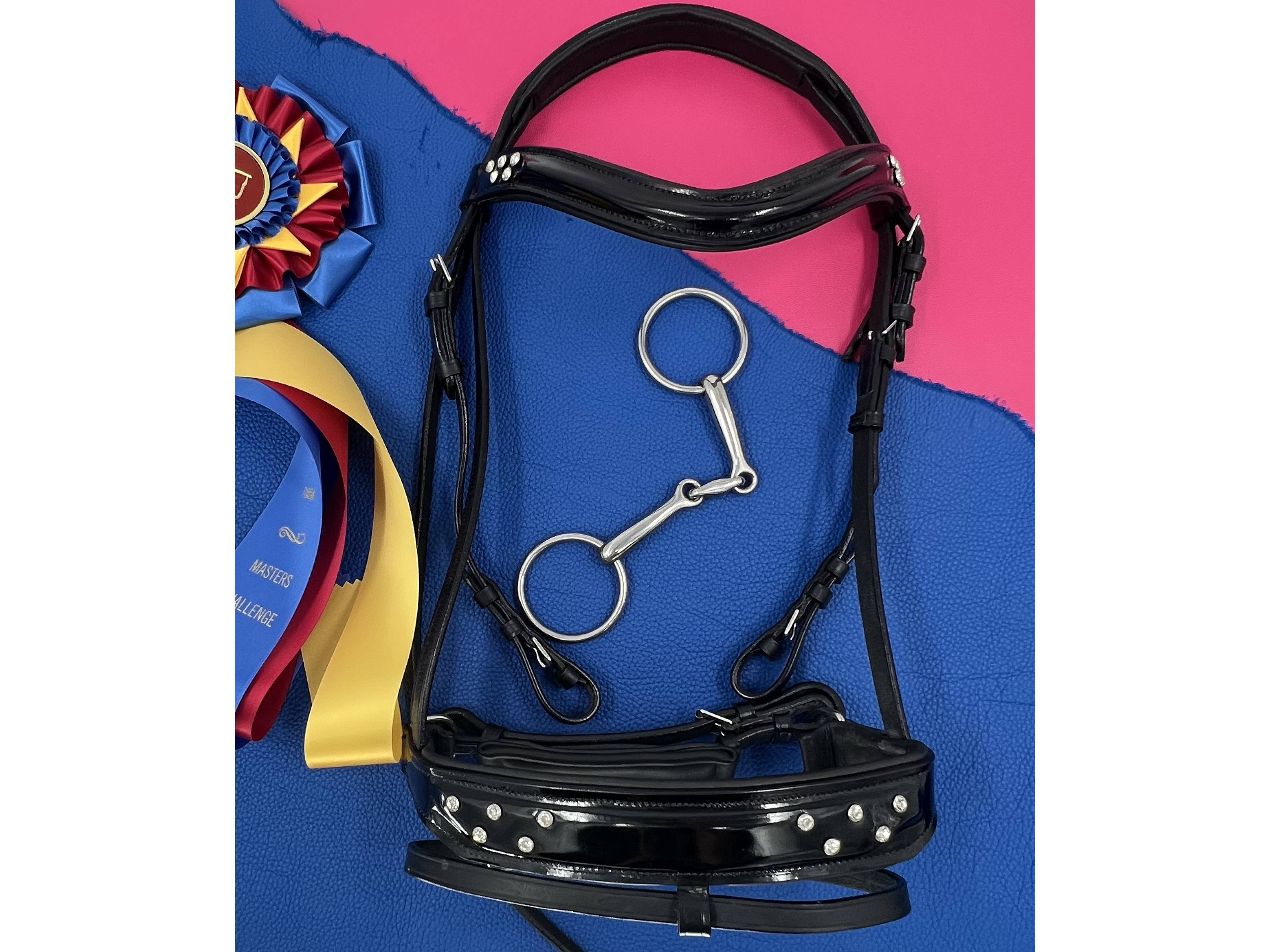 Oops : Patent Leather & Bling Custom Bridle