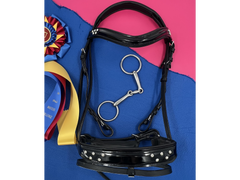 Oops : Patent Leather & Bling Custom Bridle