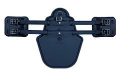WOW FreeSpace Short Stud Girth - Leather - Double Buckles