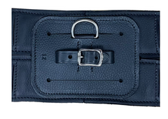 WOW Split Straight Girth - Leather - Loop & D Ring