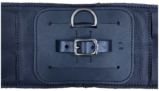 WOW Soft Straight Girth - Leather - Loop & D Ring