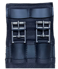 WOW Soft Straight Girth - Leather - Loop & D Ring