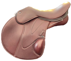 WOW Saddlery's Standard Competitor Movable Block + Calf Block Jumping Saddle with BBS big bearing surface panels
