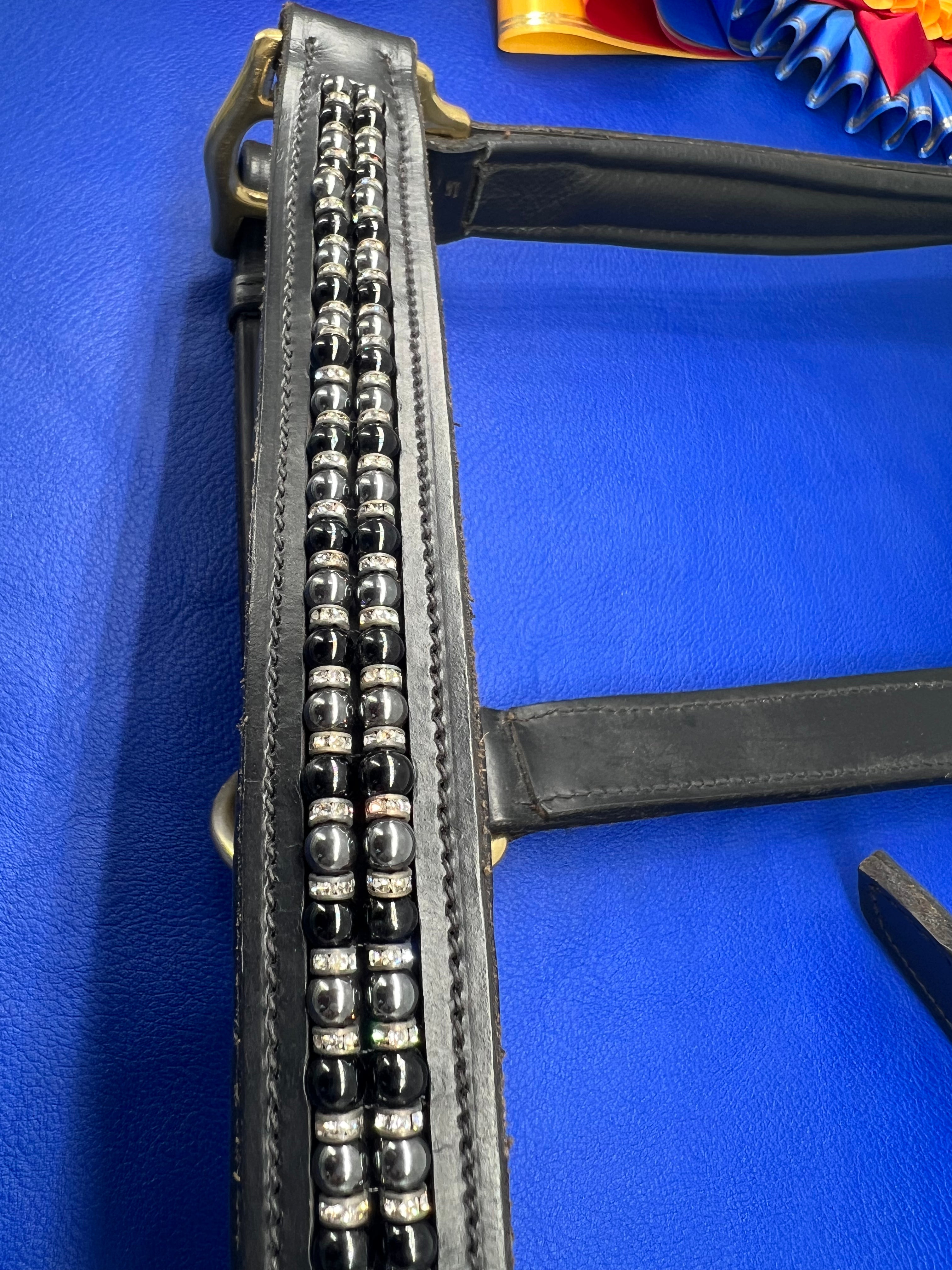 Crystal Beaded Empty Open Channel Halters