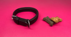 Premium, Vegan, Animal-Free Leather Empty Channel Dog Collar For Beading
